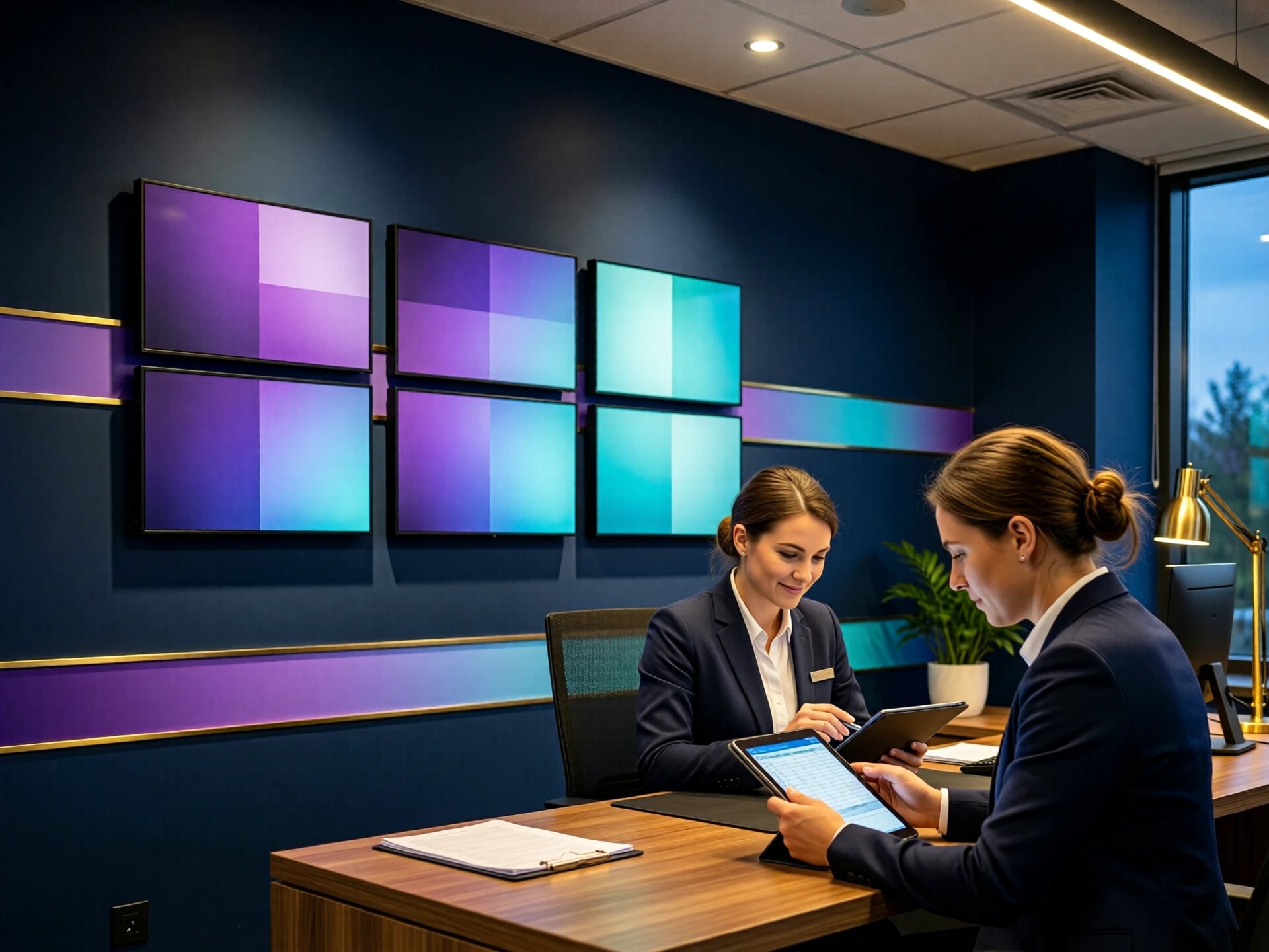 Multi-location business network — interconnected offices